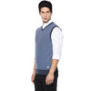 Axmann V Neck Self Designed Sleeveless Sweater - MODA ELEMENTI