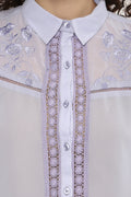 Floral Embroidered Casual Shirt - MODA ELEMENTI