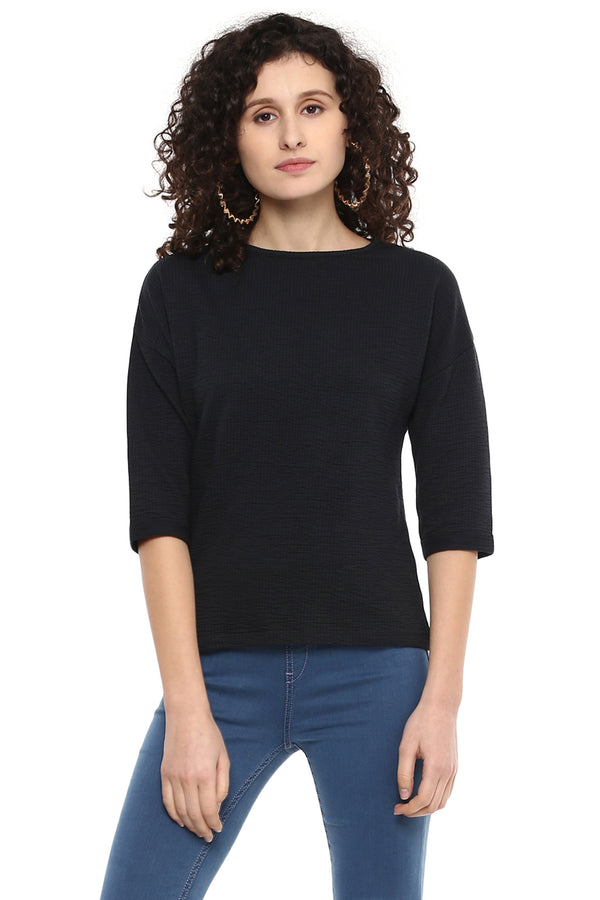 Laser Strip Duster Casual Top - MODA ELEMENTI