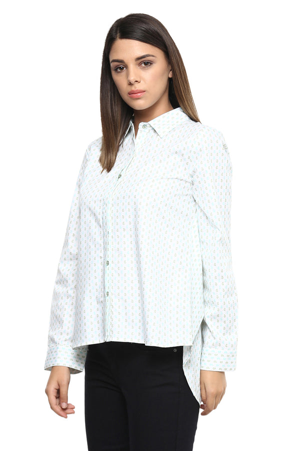Full Sleeve Self Designed Casual Shirt - MODA ELEMENTI