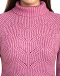 Moda Elementi Knitted sweaters pullover styles Pink