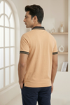 Mens Half Zip Polo T-Shirt