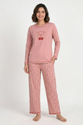 Cherry Bliss Comfort Night Suit Set