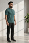 Mens Forest Green Summer Track Set