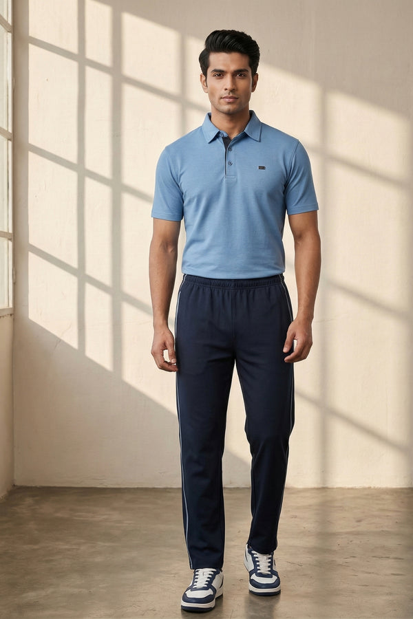 Mens Sky Blue Summer Track Set