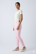 Women's Blush Pink Slim Fit Pull-On Jegging