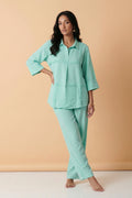 Mint Ease Panelled Co-ord Set