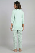Minty Calm Comfort Night Suit Set