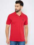 Men's Classic Urban Red Polo T-Shirt