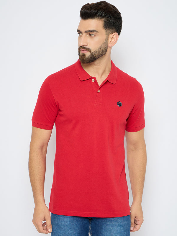 Men's Classic Urban Red Polo T-Shirt