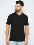 Axmann Men's Classic Black Polo T-Shirt with Chest Pocket