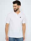 Axmann Classic White Polo T-Shirt for Men