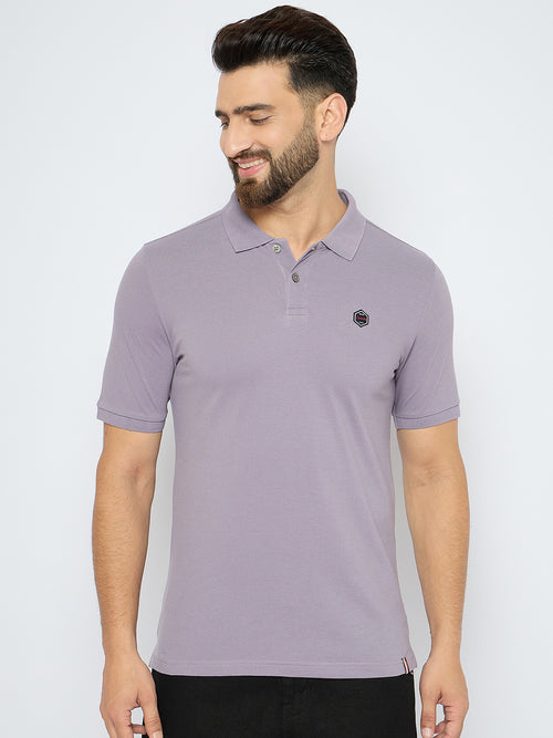 Men's Classic Purple Ash Polo T-Shirt