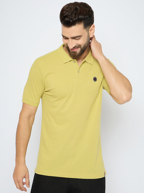 Men's Classic Leek Green  Polo T-Shirt