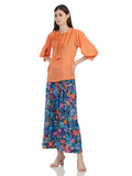 Tie up Solid color Top