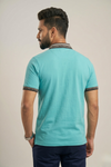 Mens Half Zip Polo T-Shirt