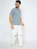 Men's Classic Northern Droplet Color Polo T-Shirt