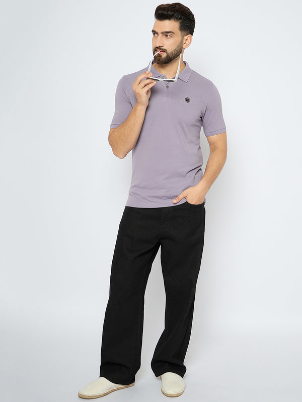 Men's Classic Purple Ash Polo T-Shirt