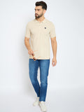Men's Classic Perfectly Pale Color Polo T-Shirt