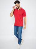 Men's Classic Urban Red Polo T-Shirt