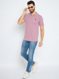 Men's Classic Elderberry Color Polo T-Shirt