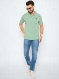 Men's Classic Egg Shell Blue Color Polo T-Shirt