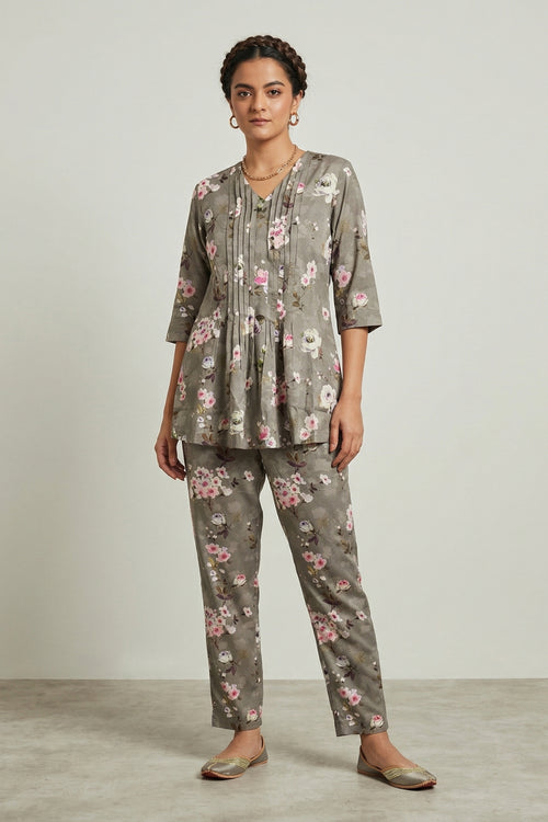 Blush Meadow Floral Co-ord Set