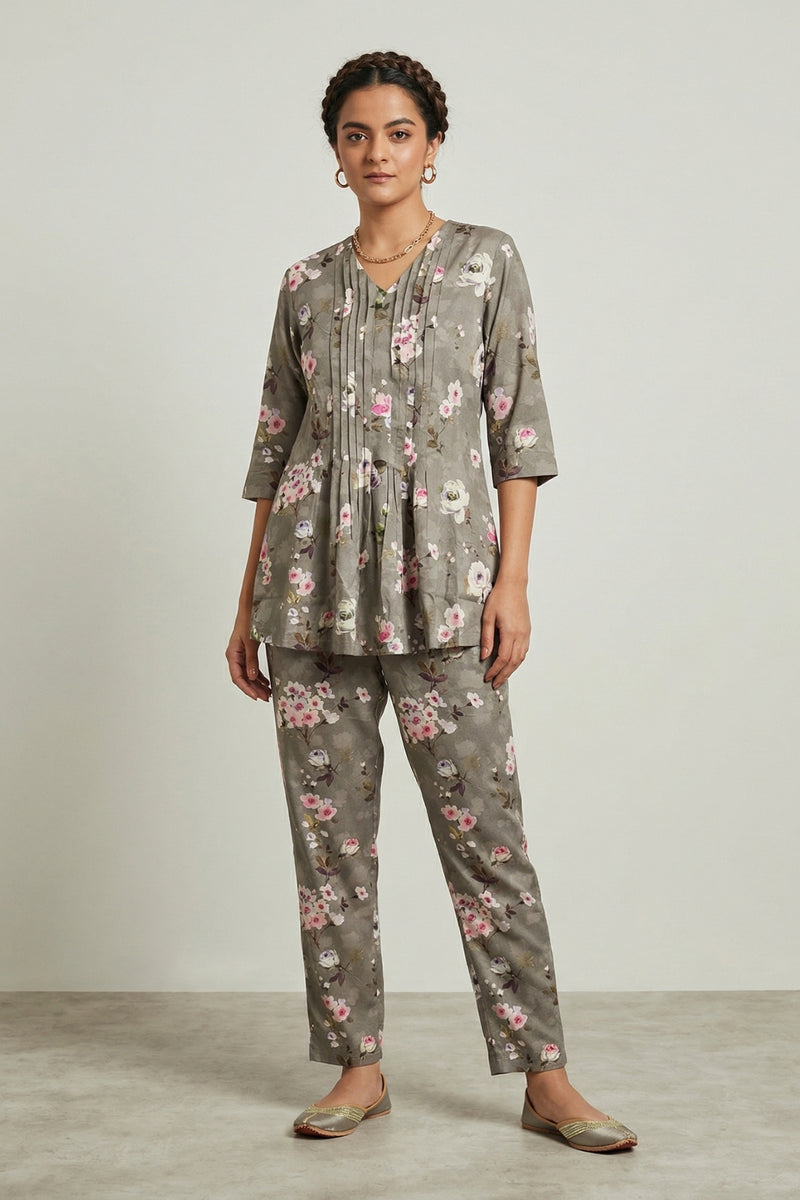 Blush Meadow Floral Co-ord Set
