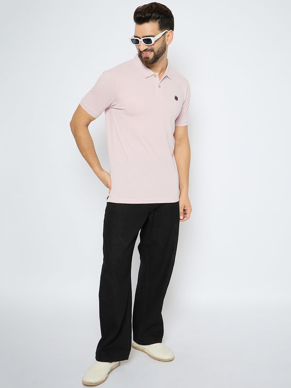 Men's Classic Gray Lilac Polo T-Shirt