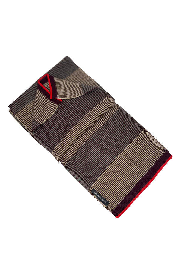 Moda Elementi Cozy & Chic Classic Wine Woolen Unisex Scarf & Stole