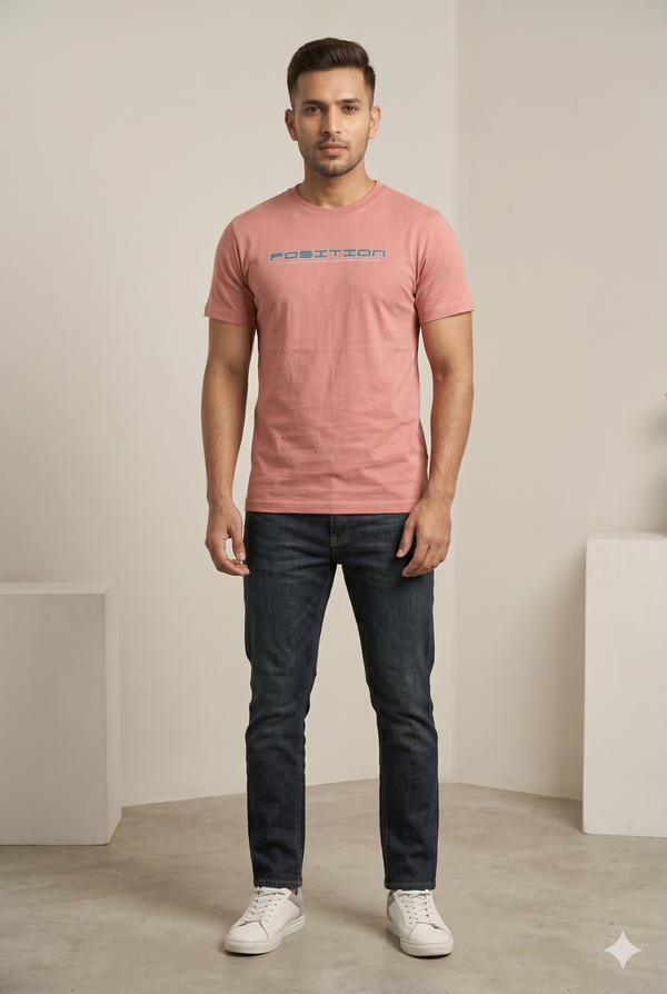 Men's Graphic Print Crew Neck T-Shirt