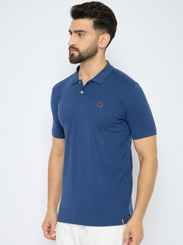 Men's Classic Teal Color Polo T-Shirt