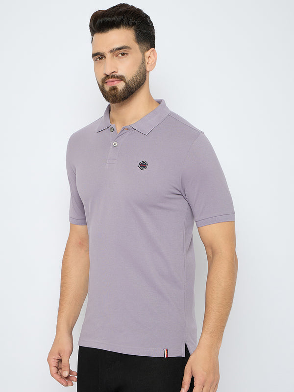 Men's Classic Purple Ash Polo T-Shirt