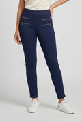 Women's Navy Blue Slim Fit Jeggings