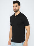 Axmann Men's Classic Black Polo T-Shirt with Chest Pocket
