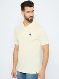 Men's Classic Off-White Polo T-Shirt