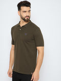 Men's Classic Dark Olive Polo T-Shirt