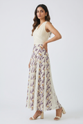 Lavender Bloom Lace Maxi Dress