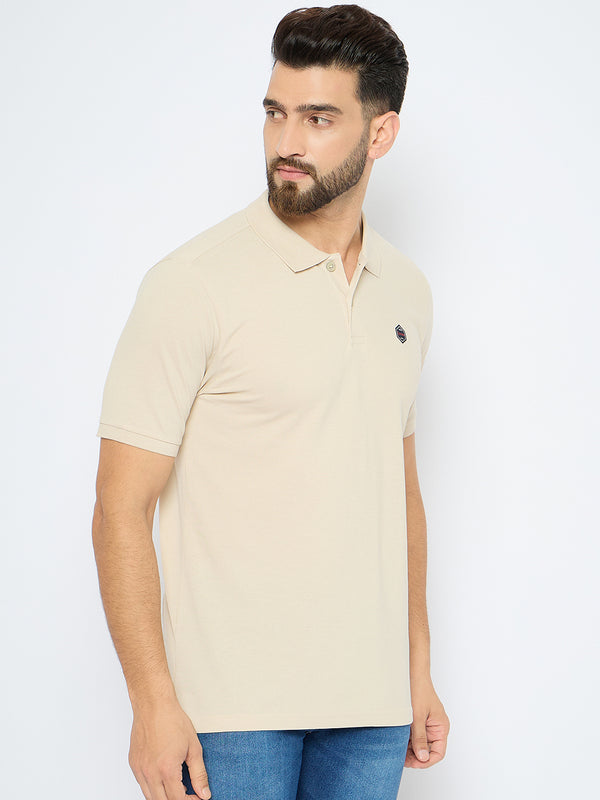 Men's Classic Perfectly Pale Color Polo T-Shirt