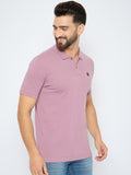 Men's Classic Elderberry Color Polo T-Shirt