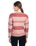 Moda Elementi Knitted sweaters pullover styles Red