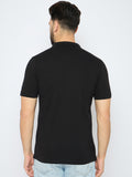 Axmann Men's Classic Black Polo T-Shirt with Chest Pocket