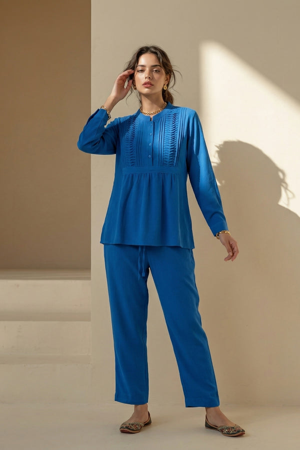 Royal Azure Minimal Co-ord Set
