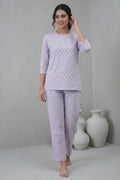 Lavender Comfort Night Suit Set