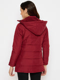 Moda Elementi Maroon Smart Jacket for Women