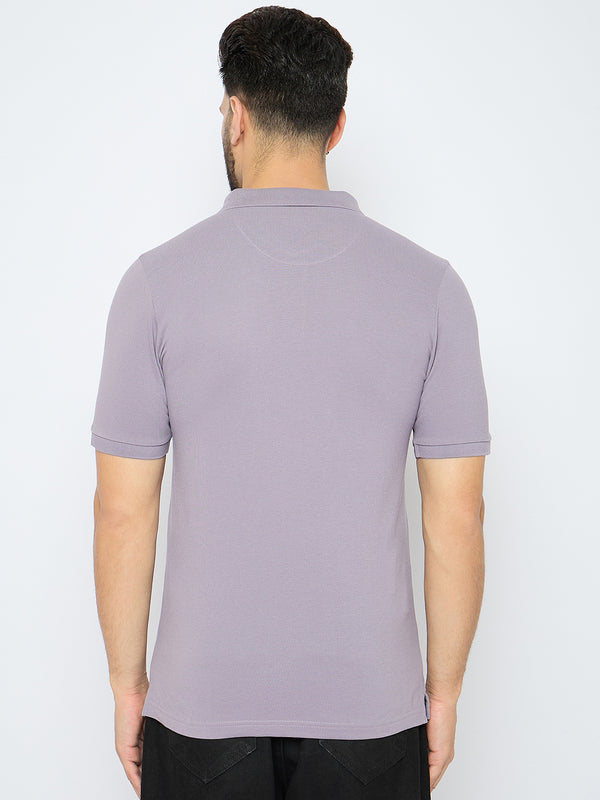 Men's Classic Purple Ash Polo T-Shirt