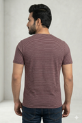 Men's Striped Crew Neck T-Shirt
