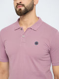 Men's Classic Elderberry Color Polo T-Shirt