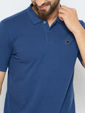 Men's Classic Teal Color Polo T-Shirt