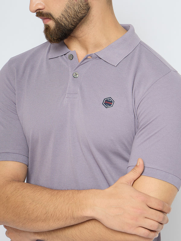 Men's Classic Purple Ash Polo T-Shirt